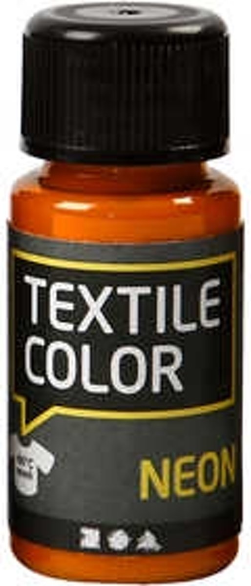 Textile Color, neon oranje, 50ml [HOB-342130]